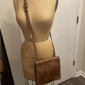 Patricia Nash Purse Map Granada Crossbody Bag USED
